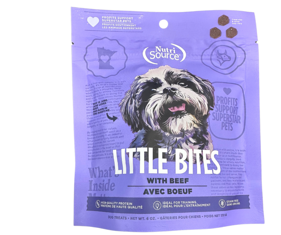 Nutrisource Small Breed Little Bites Beef Dog Treats