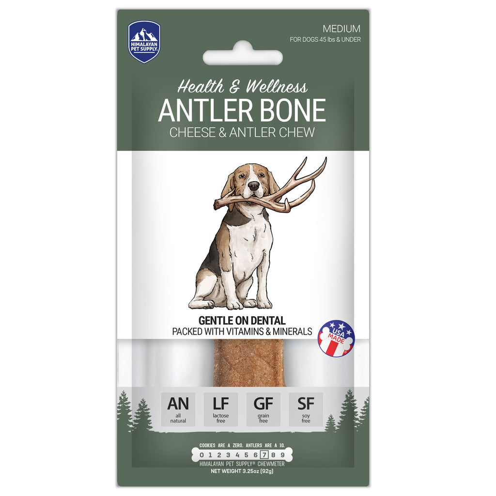 Himalayan Pet Supply Cheese Chew Antler Bone