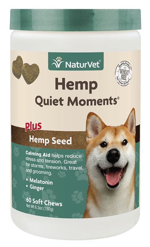 Naturvet Quiet Moments Hemp Soft chew for Dogs 60ct