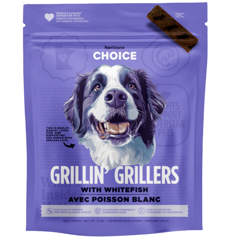 Nutrisource Choice Whitefish Grillin Grillers 12oz