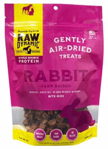 Raw Dynamic Gently Air Dried GF Rabbit Treats 3.6oz