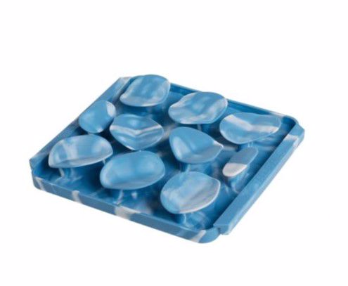 Tall Tails Blue Rock 3D Silicone Foraging Mat