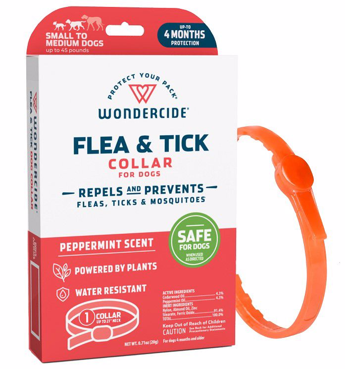 WONDERCIDE DOG COLLAR PEPPERMINT FLEA & TICK(small-medium)