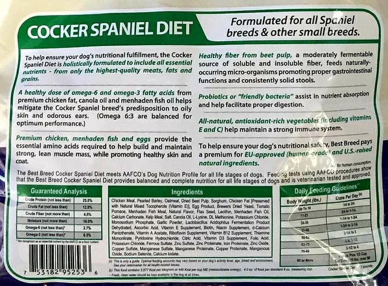 Dr. Gary's Cocker Spaniel- Omni Feed and Supply