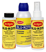 Easiest way to apply Blu-Kote to chickens with wounds 