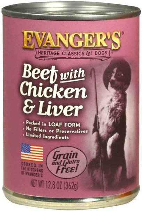 EVANGERS CAN DOG GF CLASSIC BEEF CHICKEN & LIVER