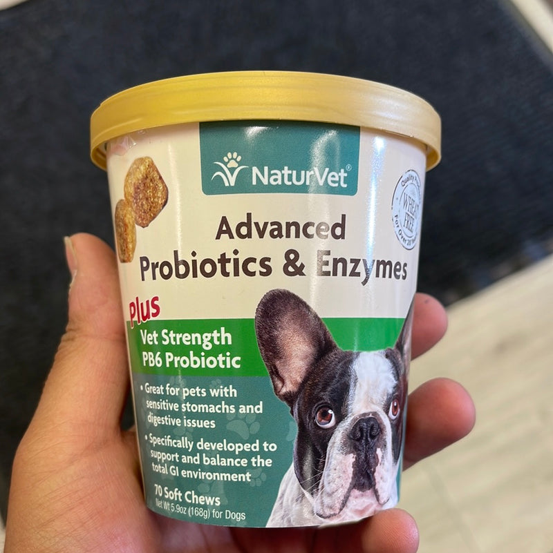 Naturvet Advanced Probiotics & Enzymes (70 count)