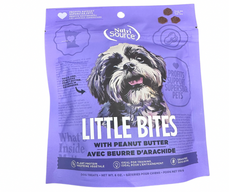 Nutrisource Small Breed Little Bites Peanut Butter Dog Treats