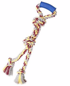 Mammoth Twin Rope tug with rubber handle