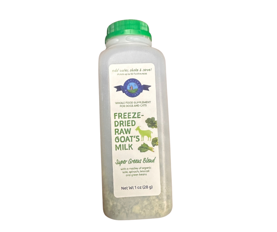 Shepherd Boy Farms Freeze Dried Raw Goat's Milk Super Greens Blend