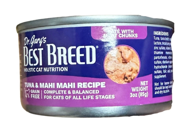 Dr. Gary’s Best Breed Tuna & Mahi Mahi Recipe Canned Cat Food