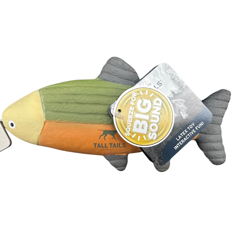Tall Tails fish Latex Squeaker