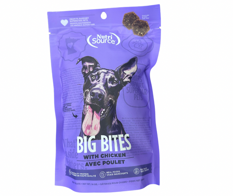 Nutrisource Large Breed Big Bite Treats Chicken Dog Treats