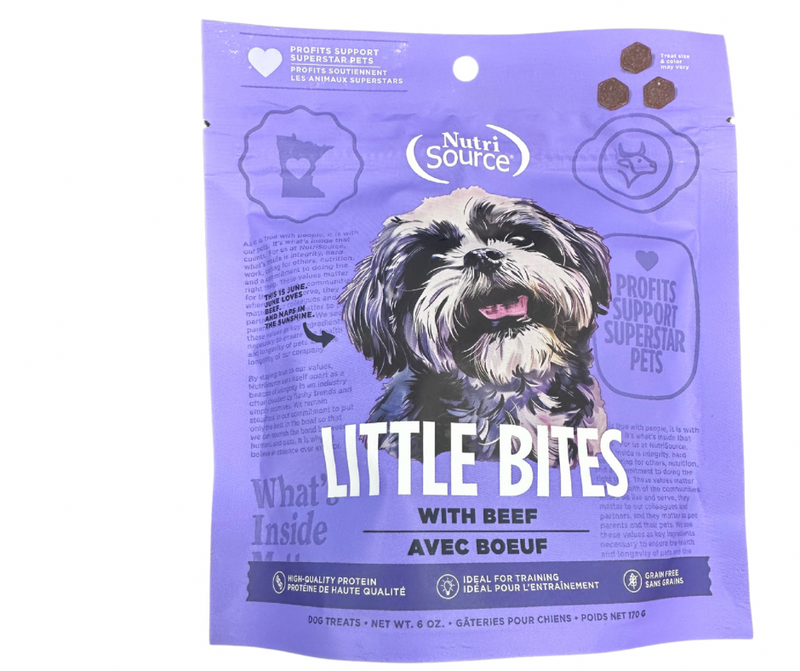 Nutrisource Small Breed Little Bites Beef Dog Treats