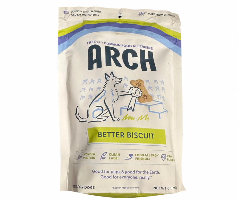 Arch Pet Food Better Biscuit Made with Crickets 6oz