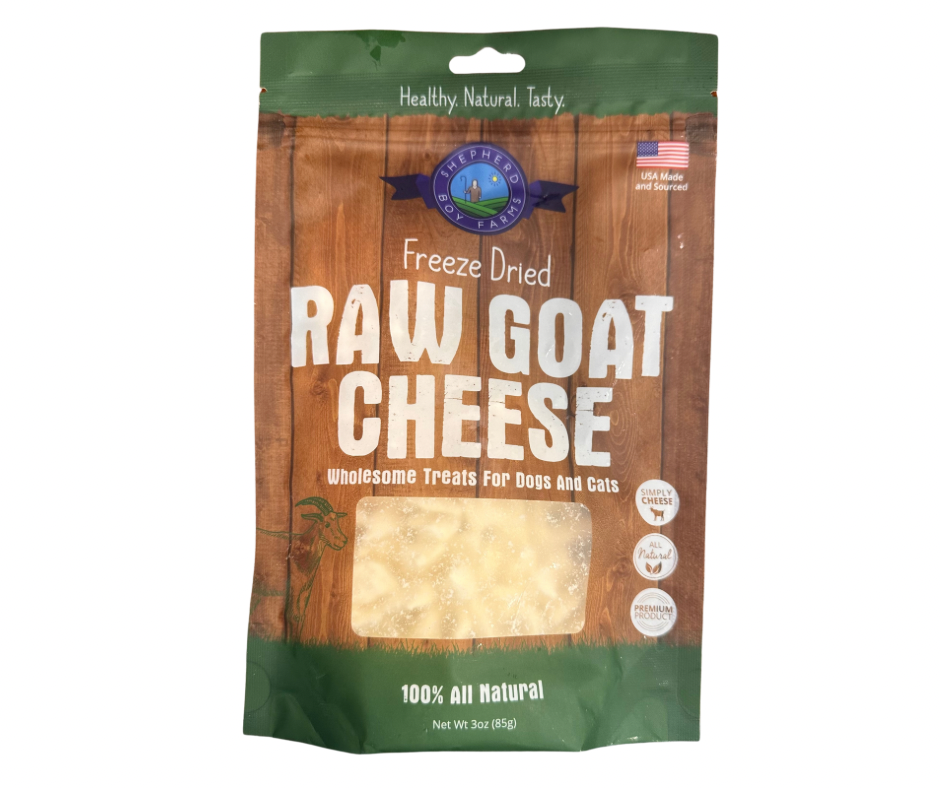 Shepherd Boy Farms Freeze Dried Raw Goat Cheese 3oz