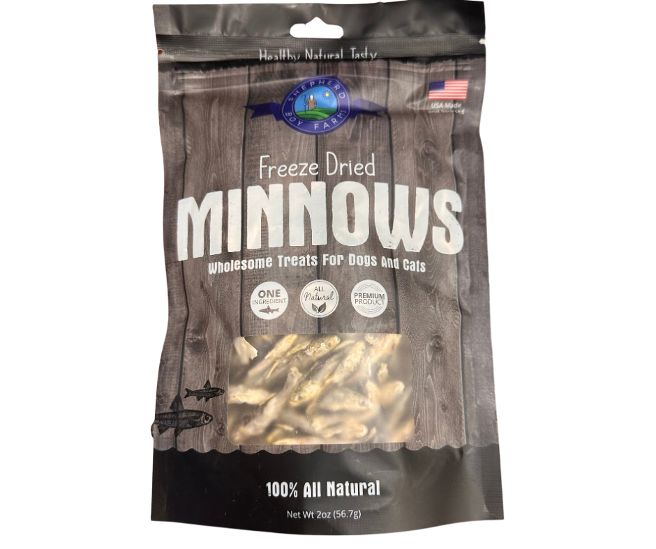 Shepherd Boy Farms Freeze Dried Minnows 2oz