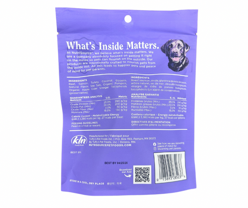 Nutrisource Jivin' Jerky Dog Treats 4oz