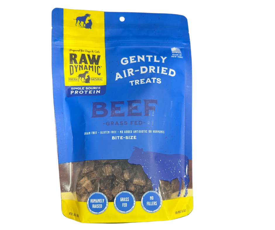 Raw Dynamic Gently Air Dried Beef Treats 3.6oz