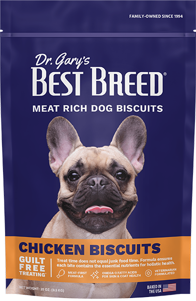 Dr. Gary's Best Breed Chicken Biscuit Dog Treats