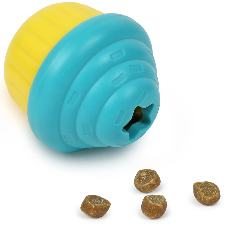 Brightkins Cupcake Treat Dispenser Interactive Dog Toy