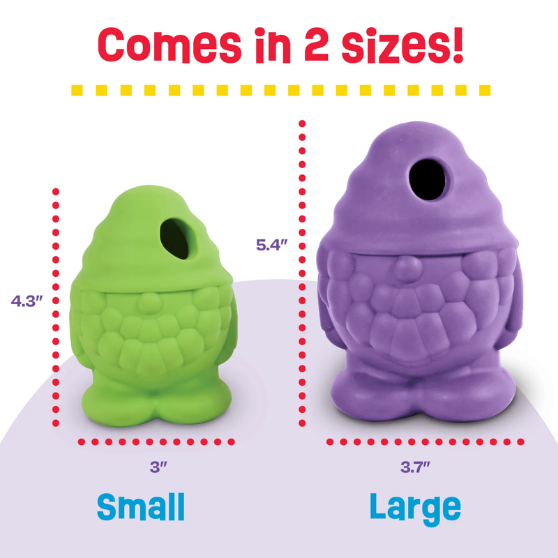 Brightkins Gnome Treat Dispenser Interactive Dog Toy Assorted Colors