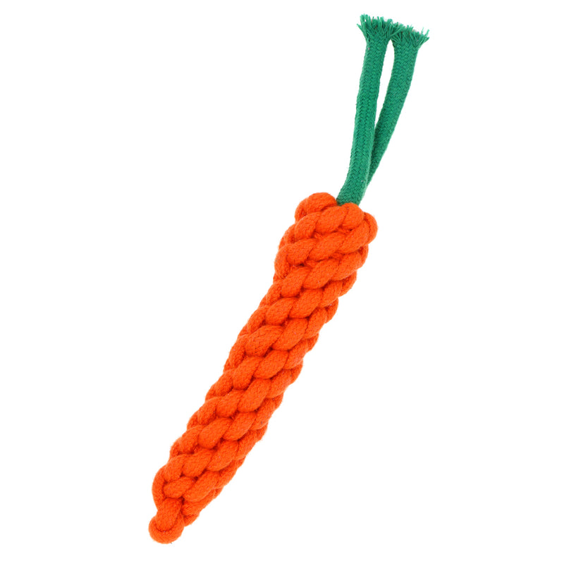 COUNTRY TAILS CARROT ROPE NATURAL TOY