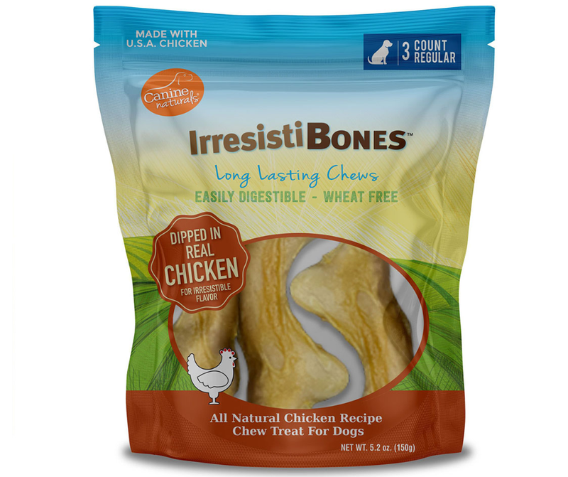 Canine natural 4.5in Irresistibones Chicken Chew