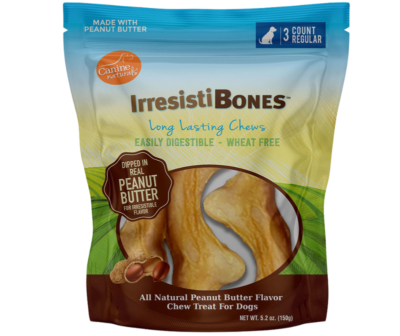 Canine Naturals 4.5in Irresistibones Peanut Butter Chew