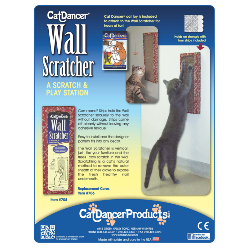 Cat Dancer Wall Scratcher