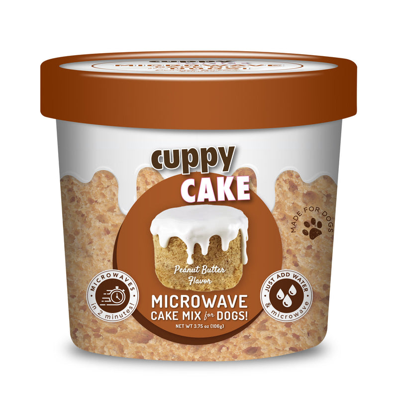Puppy Cake 4oz Cuppy Cake Peanut Butter Wheat Free