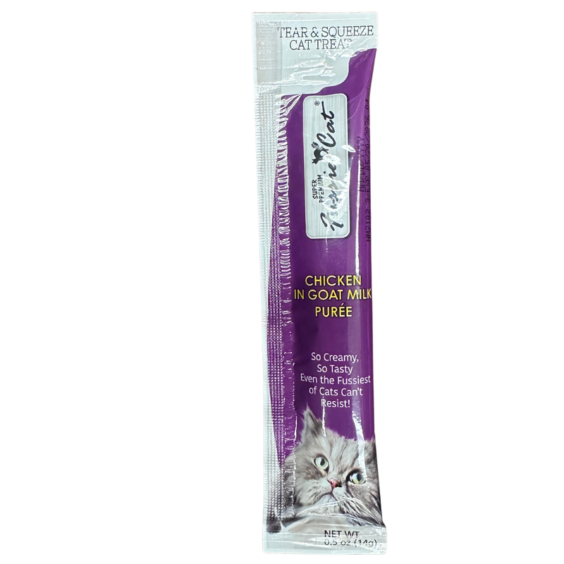 Fussy Cat .5oz Chicken with Goat Milk Puree