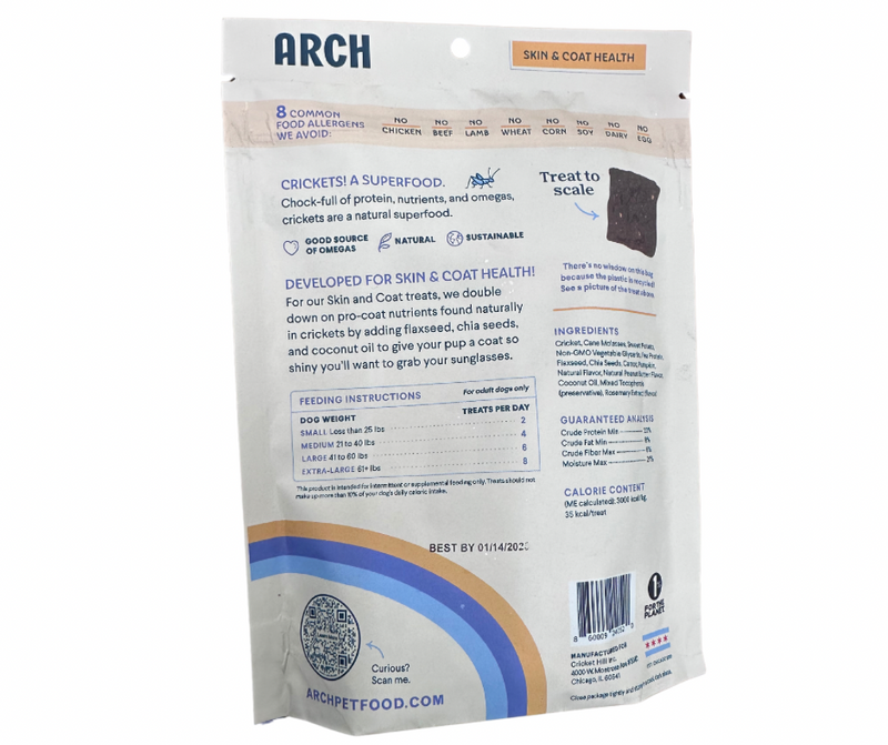 Arch Pet Food Skin & Coat Healthy Chewy Dog Treats