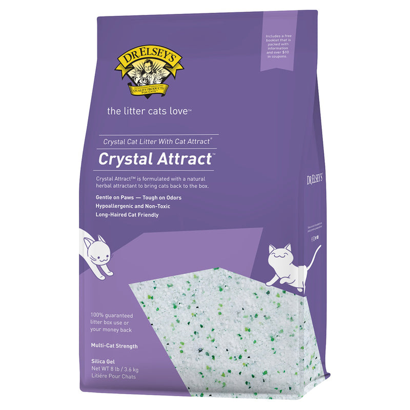 Dr. Elsey's Crysal Attract Long Hair Cat Litter 8lb