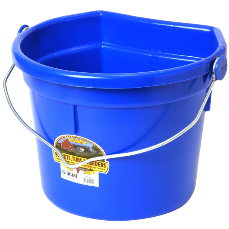 DuraFlex Flatback Bucket - 22qrt