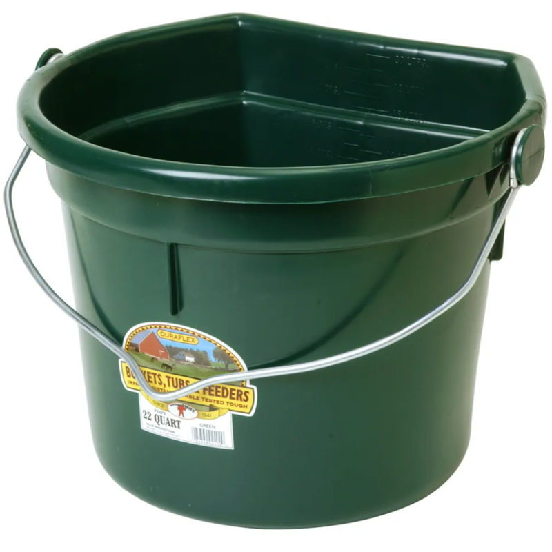 DuraFlex Flatback Bucket - 22qrt
