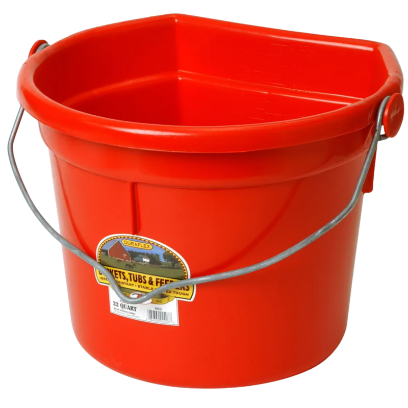 DuraFlex Flatback Bucket - 22qrt