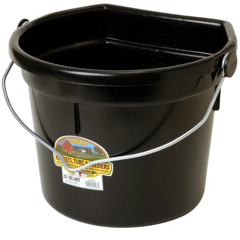 DuraFlex Flatback Bucket - 22qrt