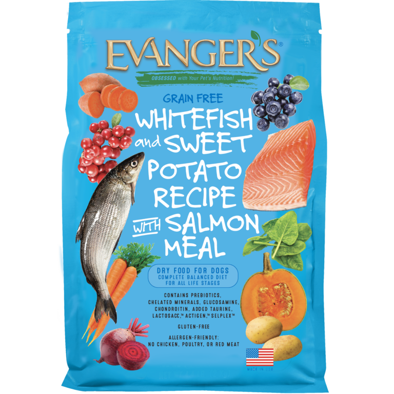 Evangers Whitefish and Sweet Potato GF Dog Food