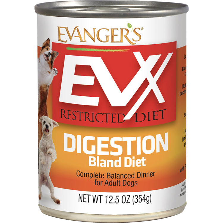 Evanger's EVX Restricted Diet Digestion Bland Diet Canned Dog Food 12.5oz