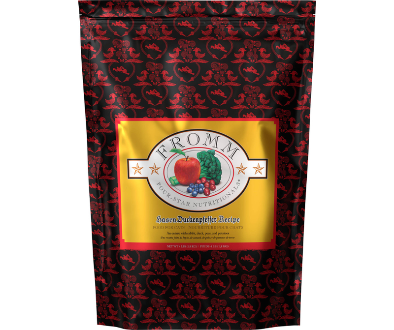 Fromm Family Four Star Hasen Duckenpfeffer Recipe Cat Food