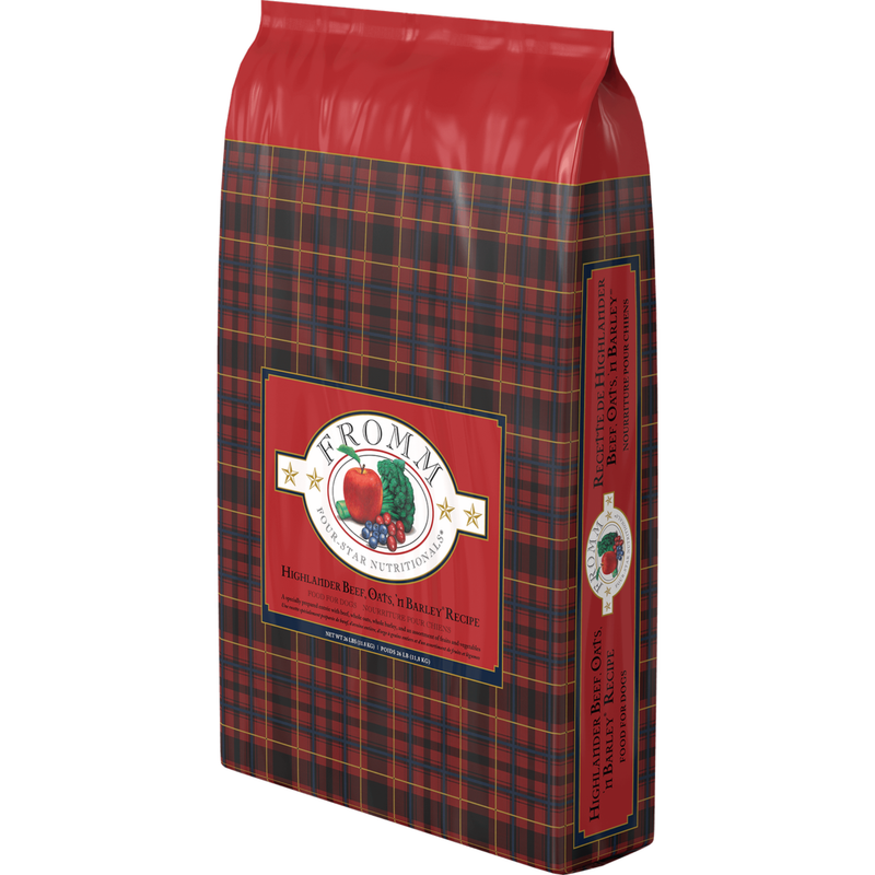 Fromm Family Four Star Highlander Beef, Oats, 'n Barley Recipe Dog Food