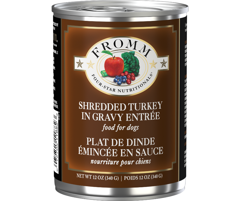 Fromm Family Four Star Shredded Turkey Entree Canned Dog Food