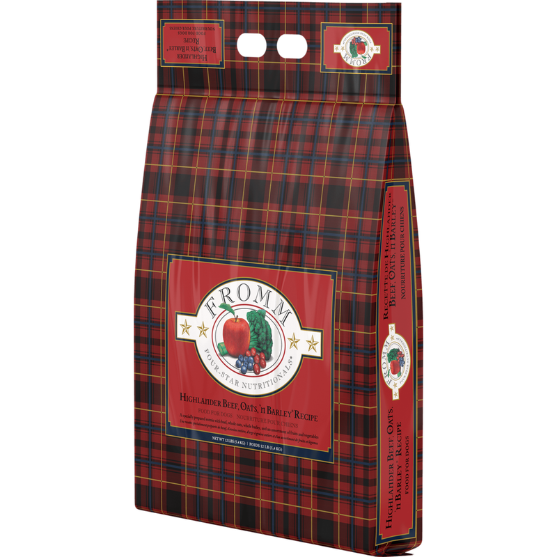 Fromm Family Four Star Highlander Beef, Oats, 'n Barley Recipe Dog Food