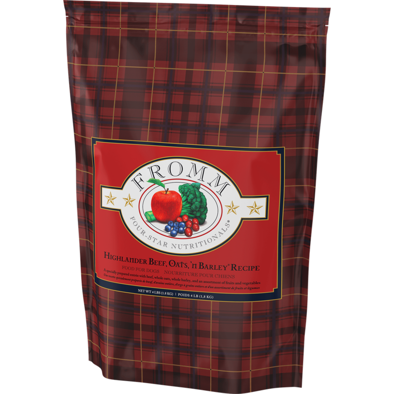 Fromm Family Four Star Highlander Beef, Oats, 'n Barley Recipe Dog Food