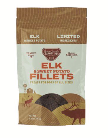 GAINES FAMILY 6 OZ DOG SWEET POTATO & ELK FILLETS