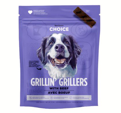 Nutrisource Choice Grillin Grillers Dog Treats