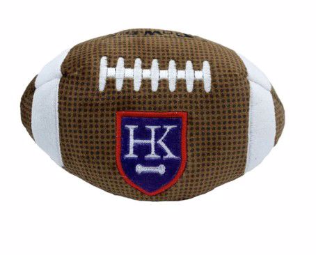 Football Power Plush Squeaker Toy