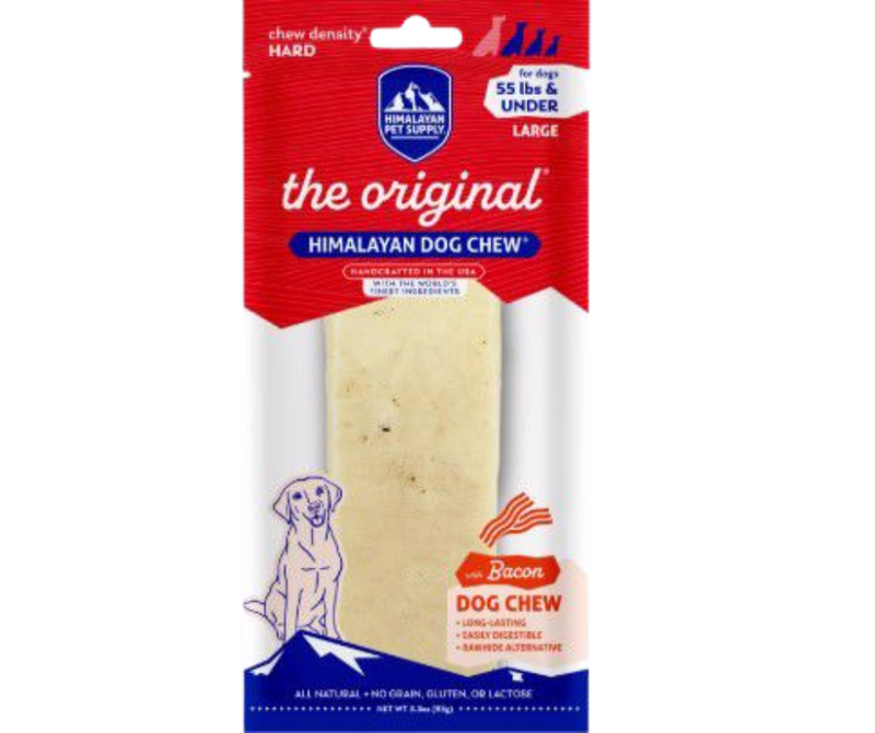 Himalayan Chew Bacon for  55lb and under dogs