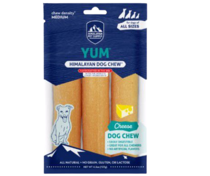 Himalayan Pet Supply Yaky Yum Cheese Stick Cheese Flavor 4.5oz bag